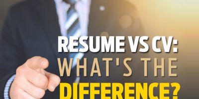 Resume VS CV – What’s the difference?